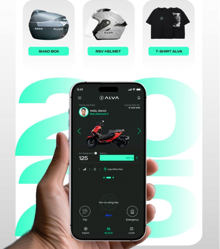 Aplikasi Motor Listrik: Kenali Fitur My ALVA untuk Kendali Berkendara yang Lebih Pintar